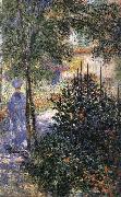 Claude Monet Blue Shadows Camille in the Garden at Argenteuil oil on canvas